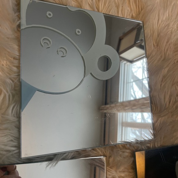 Nursery Decor Safari Animal Mirrors Wall Art Set of 3 - Picture 3 of 6